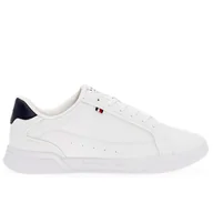 Buty sportowe męskie - Buty Tommy Hilfiger Lo Cup Lth FM0FM04827-YBS - białe - miniaturka - grafika 1