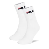 Skarpetki męskie - Skarpety Wysokie Męskie Fila F4401-AW24 (2-pack) Biały - miniaturka - grafika 1