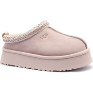 Klapki i japonki damskie - UGG Skórzane mule W TAZZ z dodatkiem wełny - miniaturka - grafika 1