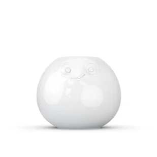 Biały zrelaksowany wazon z porcelany 58products - Wazony i flakony - miniaturka - grafika 1