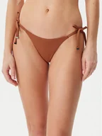 Stroje kąpielowe - Calvin Klein Swimwear Dół od bikini KW0KW02704 Brązowy - miniaturka - grafika 1