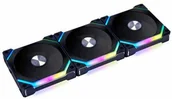 Wentylatory komputerowe - Lian Li UNI FAN SL120 V2 RGB Wentylator PWM 3 sztuki - 120mm czarny - miniaturka - grafika 1