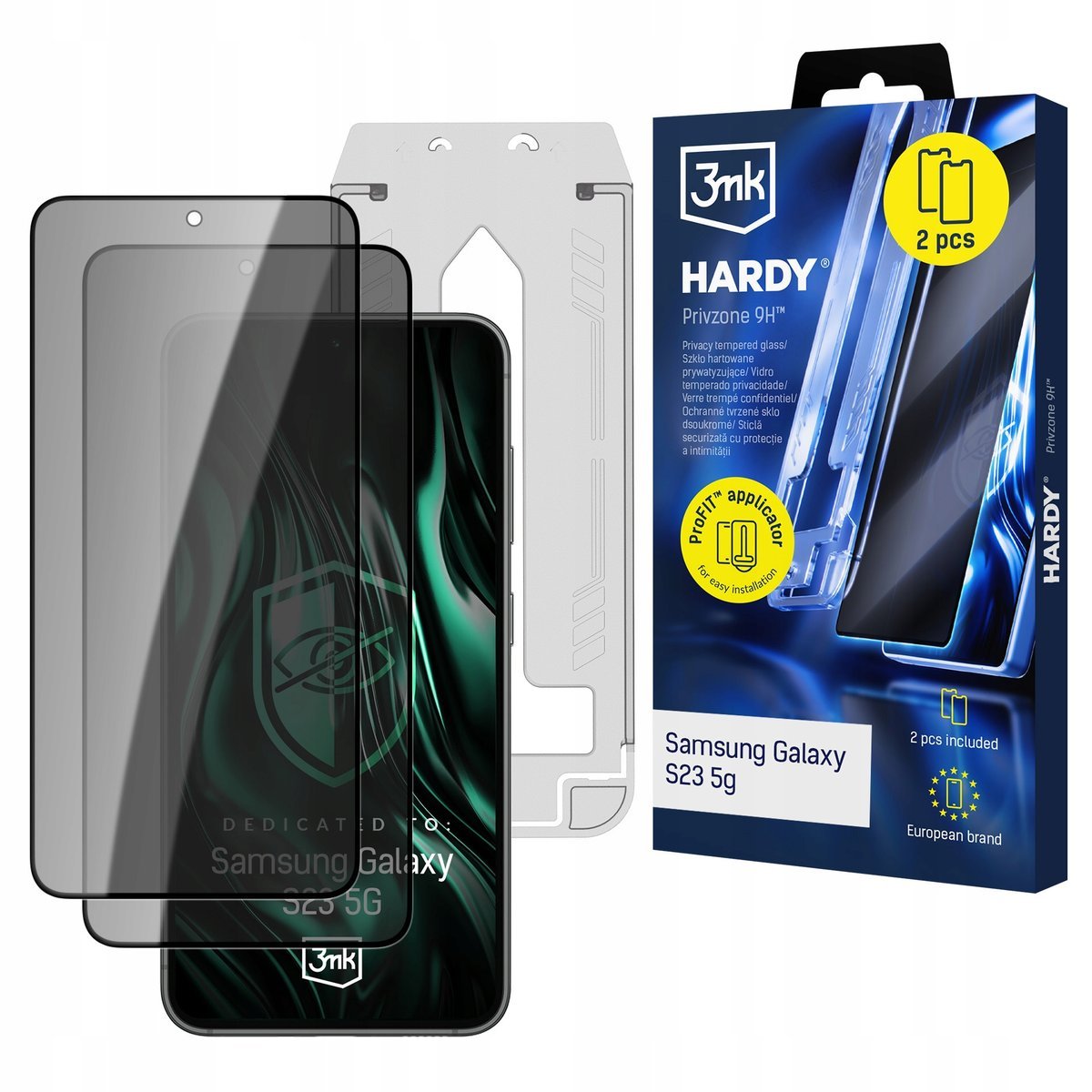 Szkło hartowane prywatyzujące 3mk Privzone 9H do Samsung Galaxy S23 5G