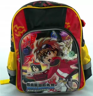 Plecak szkolny wielokomorowy BAKUGAN 4950 - Plecaki szkolne i tornistry - miniaturka - grafika 1
