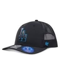 Czapki męskie - Czapka z daszkiem 47 Brand MLB LA Dodgers Volcanic ’47 TRUCKER B-VOLCT12BBP Czarny - miniaturka - grafika 1