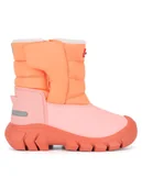 Buty dla dziewczynek - Hunter Śniegowce KFT5068WWU-OHF Koralowy - miniaturka - grafika 1