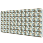 Podkładki na biurko - Podkładka mata ochrona biurka Retro iluzja 90x45cm - miniaturka - grafika 1