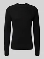 Swetry męskie - Sweter z dzianiny z okrągłym dekoltem model ‘Kristian’ - miniaturka - grafika 1