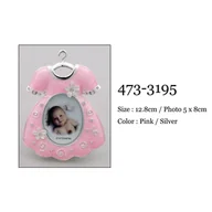 Ramki na zdjęcia - Summer P., Ramka Na Zdjęcie Sukieneczka, Różowa - miniaturka - grafika 1