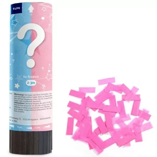 Baby shower Folat Tuba strzelająca Girl", 15 cm, FOLAT FL62913/2 - Baby shower i roczek - miniaturka - grafika 1