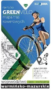 Euro Pilot Green Velo, mapa rowerowa. Województwo warmińsko-mazurskie.część wschodnia - Euro Pilot - Atlasy i mapy - miniaturka - grafika 2
