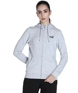 Bluzy damskie - PUMA Damska bluza z kapturem Ess Small Logo na zamek błyskawiczny Tr Sweat - miniaturka - grafika 1
