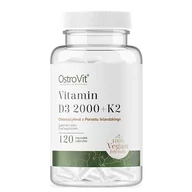 Witaminy i minerały - OstroVit Vitamin D3 2000 + K2 120vege caps. Witamina D K - miniaturka - grafika 1