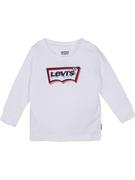 Kaftaniki dla niemowląt - Levi's Kids Koszulka w kolorze białym - miniaturka - grafika 1