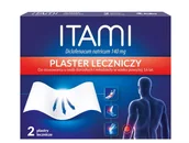 Przeciwbólowe - FIDIA Itami 140 mg plaster leczniczy x 2 szt - miniaturka - grafika 1