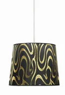 Lampy sufitowe - Candellux ZWIS Lampa abażurowa wisząca OPRAWA DO salonu TIGER 31-94448 Czarny złoty - miniaturka - grafika 1