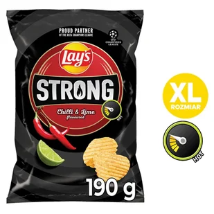 Lay's Strong Chilli&Lime 190g - Chipsy - miniaturka - grafika 1