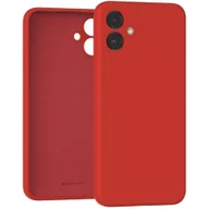 Etui i futerały do telefonów - Mercury Silicone Samsung A05 A055 czerwony/red - miniaturka - grafika 1
