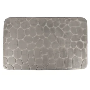 Dywanik łazienkowy 50x80 Stones Szary - Dywaniki łazienkowe - miniaturka - grafika 1