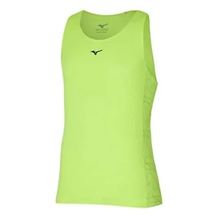 Koszulki sportowe męskie - Mizuno Aero Tank Top męski, Neolime, XL - grafika 1