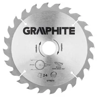 Tarcze do pił - Graphite tarcza do drewna 200mm 24 zęby widia 57H674 - miniaturka - grafika 1