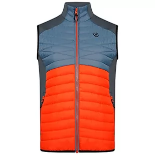 Dare2b Męska kurtka MountaineerIIVest Stellar Blue/Burnt Salmon/Orion Grey, XS - Kurtki męskie - miniaturka - grafika 1