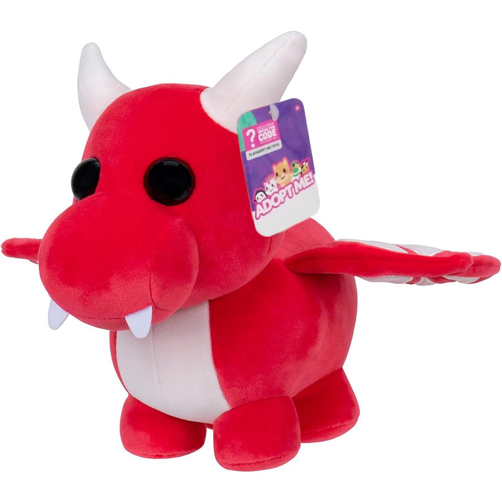 Adopt Me! Czerwony Smok Maskotka 22 cm Roblox Oryinalny Pluszak Na Licencji