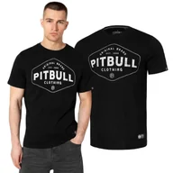 Odzież taktyczna i umundurowanie - Koszulka Pit Bull Ultra Light Weight 140 Basic Pitbull CO. '24 - Czarna M - miniaturka - grafika 1