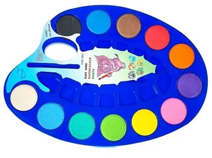 Farby plakatowe na palecie 11 kolorów - Farby i media malarskie - miniaturka - grafika 1