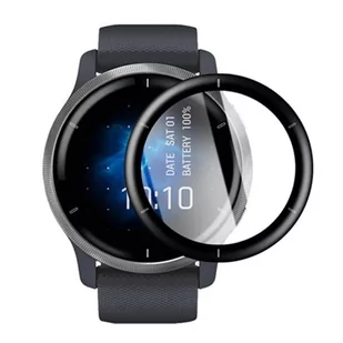 Szkło Hybrydowe Full Glue 5D Do Garmin Venu 2 Czarny - Akcesoria do smartwatchy - miniaturka - grafika 1