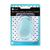 Przybory szkolne - Dalprint Dziurkacz ozdobny papier/pianka 2,5cm Śnieżynka - miniaturka - grafika 1