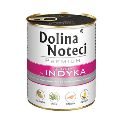 Dolina Noteci Premium Pies Indyk Puszka 800g 12 szt