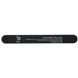 Peggy Sage 2-Way Nail File Coarse Pilnik do paznokci dwustronny 100 180 Czarny Peggy Sag - Pozostałe kosmetyki - miniaturka - grafika 1