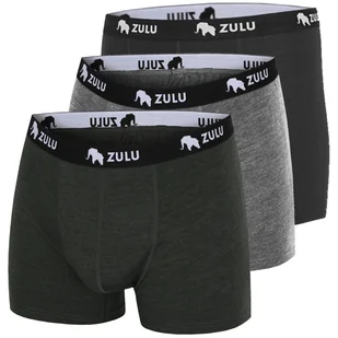 Męskie bokserki Zulu Merino 160 4in 3-pack Rozmiar: M / Kolor: mix3 - Majtki męskie - miniaturka - grafika 1
