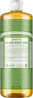 Mydła - Dr. Bronner's, Mydło kastylijskie w płynie 18w1, Zielona herbata, 945 ml - miniaturka - grafika 1