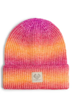 Ragwear Damska czapka z dzianiny - Spectrra Kobiety Sztuczne włókno pomarańczowy marmurkowy, ONE SIZE - Czapki damskie - miniaturka - grafika 1
