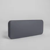 Pozostałe akcesoria kosmetyczne - Podstawka pod ręce do manicure ÜLKA biała ekoskóra 23x8 cm CE - miniaturka - grafika 1