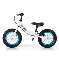 Rowerki biegowe - Movino Movino Adventure White Blue - miniaturka - grafika 1