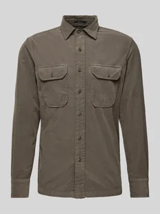 Koszula casualowa o kroju regular fit z kieszeniami na piersi model ‘CORDUROY’ - Koszule męskie - miniaturka - grafika 1