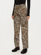 Spodnie damskie - JDY Spodnie materiałowe Ray 15343448 Beżowy Wide Leg - miniaturka - grafika 1