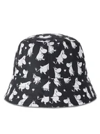 Czapki dla dzieci - Reima Kapelusz Bucket Moomin Svalka 5300268A Czarny - miniaturka - grafika 1