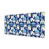 Podkładki na biurko - Winylowa mata do pokoju Grecja wzór białe miasto, ArtprintCave - miniaturka - grafika 1