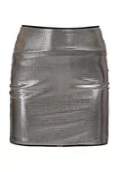 Spódnice - swirlie Spódnica damska 77134303, srebrna, XS, srebro, XS - miniaturka - grafika 1