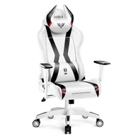 Fotele gamingowe - Diablo X-Horn 2.0 King Size Biało-Czarny - miniaturka - grafika 1