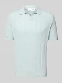 Koszulki męskie - Koszulka polo z imitacji dzianiny model ‘WELLS’ - miniaturka - grafika 1