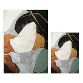 Dywaniki łazienkowe - Zestaw 2 dywaników łazienkowych Mila Home Post Modern Art - miniaturka - grafika 1