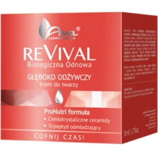 Ava Labolatorium Revival biologiczna odnowa głęboko odżywczy krem do twarzy 50 ml - Kremy do twarzy - miniaturka - grafika 1