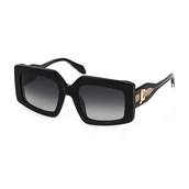 Okulary przeciwsłoneczne - Just Cavalli Okulary damskie, Shiny Black, 54 - miniaturka - grafika 1