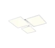 Lampy sufitowe - Top Light - LED Ściemnialny żyrandol natynkowy LED/50W/230V 3000-6500K biała + + +pilot - miniaturka - grafika 1