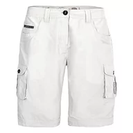 Spodnie damskie - G.I.G.A. DX Damskie spodnie Casual Bermudas/krótkie spodnie - GS 36 WMN BRMDS, białe, 34, 38201-000 - miniaturka - grafika 1